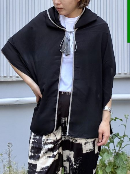 pelaqボーホーストール【obsidian】¥12,100
