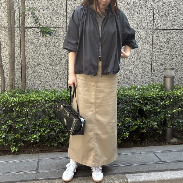 E by eclat冷感ブラウス風ブルゾン¥23,100