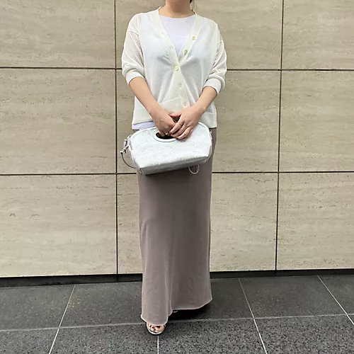ADAWAS×eclat【別注】リネン混シアーカーディガン¥23,100
