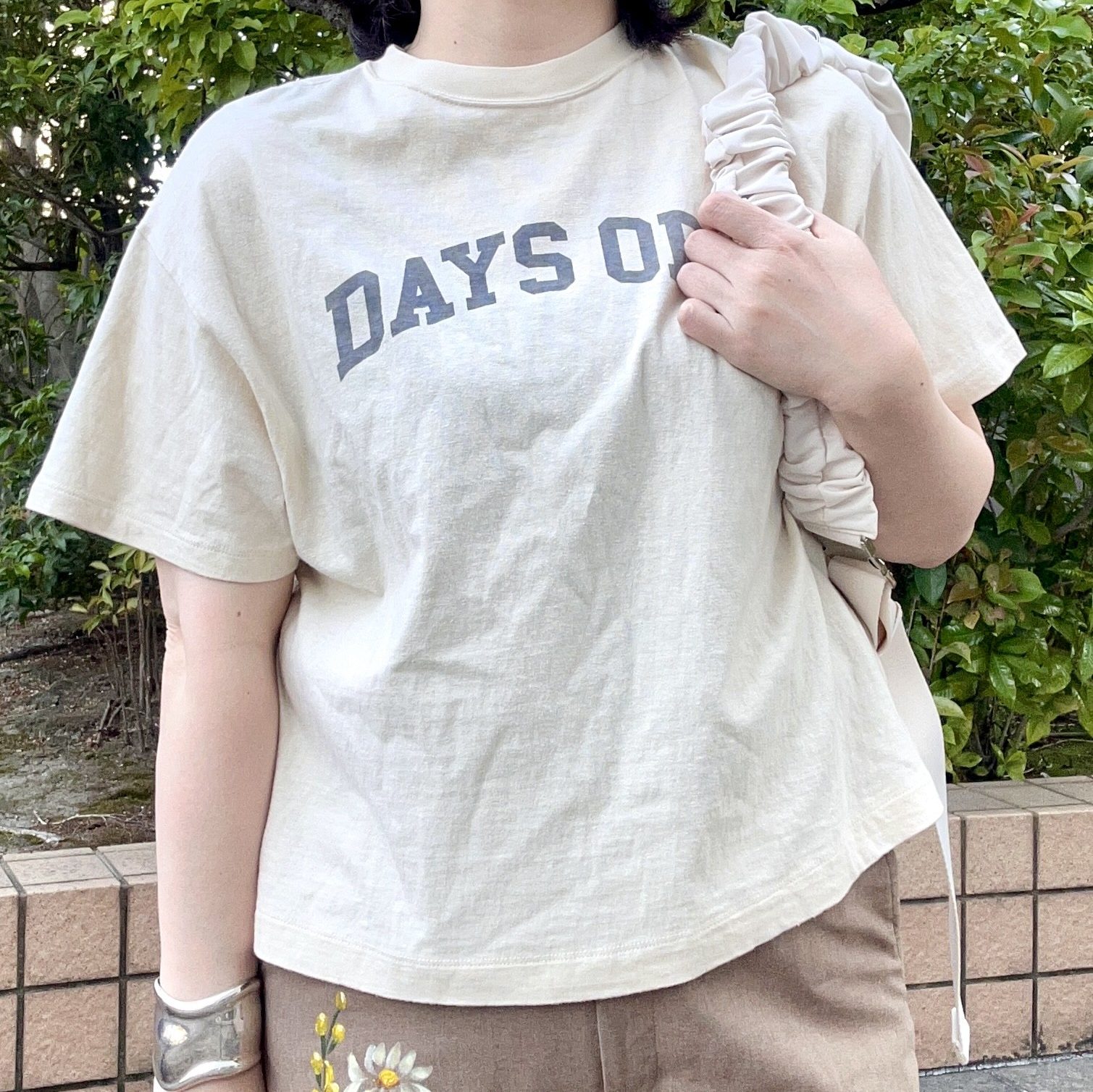 AMERICANA【五明祐子さんコラボ】【洗える】ロゴTシャツ¥8,250