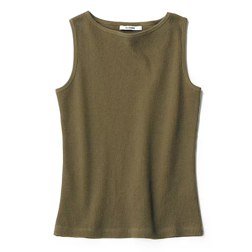 SLOANE×eclat【宮崎桃代さん別注】ワッフルタンクトップ¥9,900