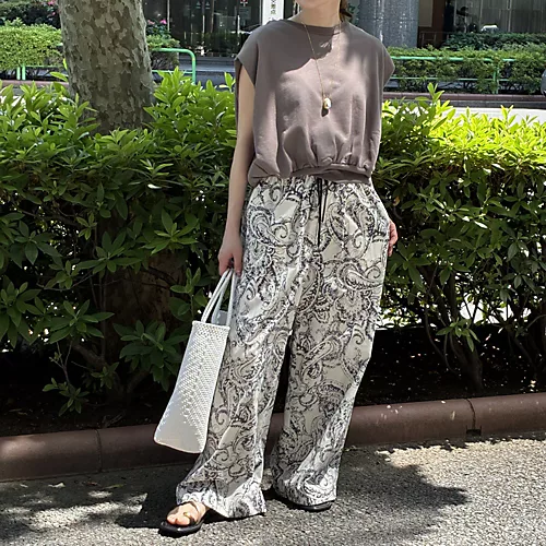 Le Minorドライタッチスウェットトップス¥14,300