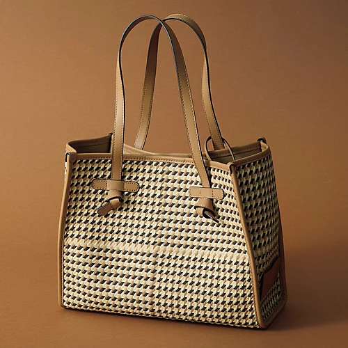 GIANNI CHIARINIMARCELLA／モザイク柄トートバッグ￥50,600