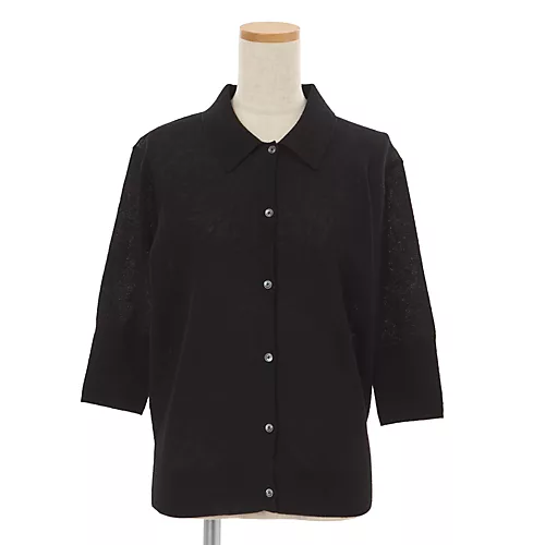 mtmodelist×eclat【別注】リネン混カーディガン¥17,600