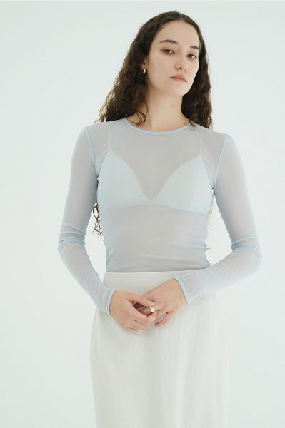 CLANESHEER TULLE TOPS¥11,000