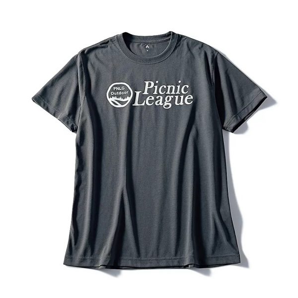 mont-bell【LEEマルシェ20th別注】【洗える】【吸水速乾】【UVカット】【消臭】Picnic League プリントTEE¥5,500