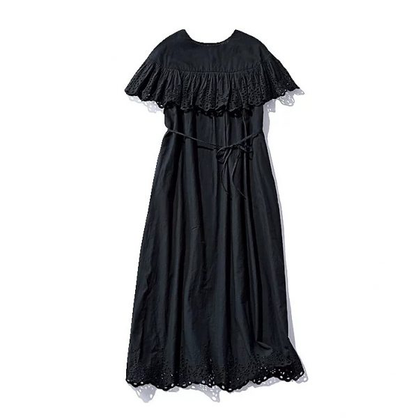 12closet【kazumiさんコラボ】【洗える】前後2WAY インドコットン刺しゅうワンピース¥29,700