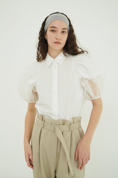 CLANETULLE LAYERED SLEEVE SHIRTS¥22,000(
