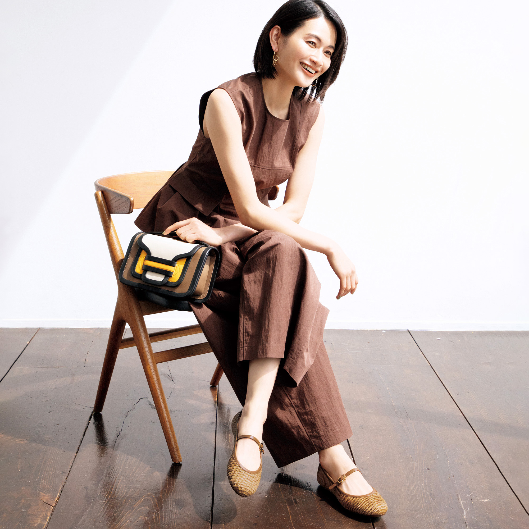 この夏注目も1足「Gianvito Rossiのラフィアバレエシューズ