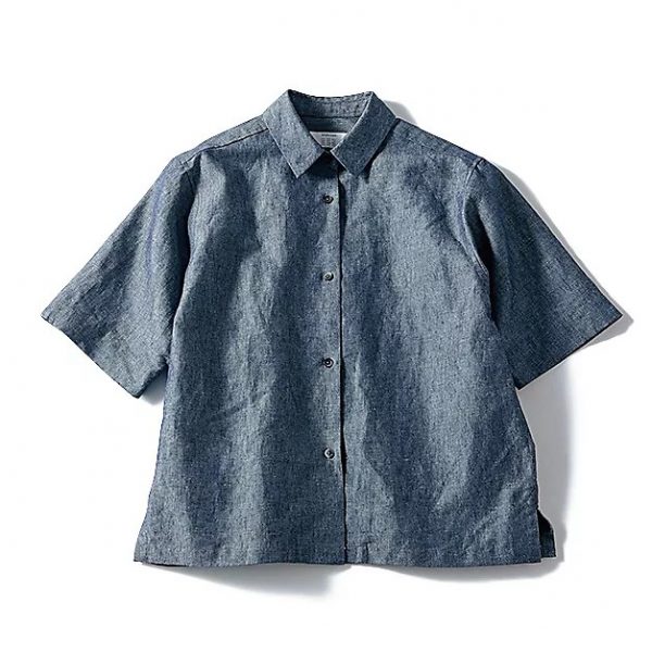 12closet【石上美津江さんコラボ】【洗える】シャンブレーシャツ￥17,600