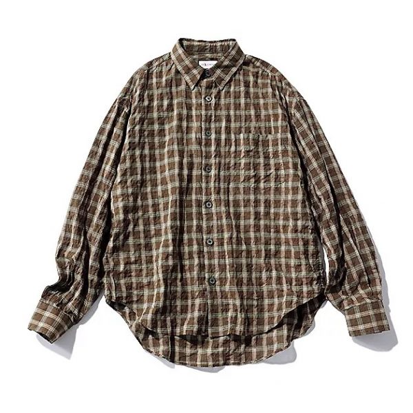 12closet【kazumiさんコラボ】【洗える】シアーオーバーサイズシャツ¥15,400