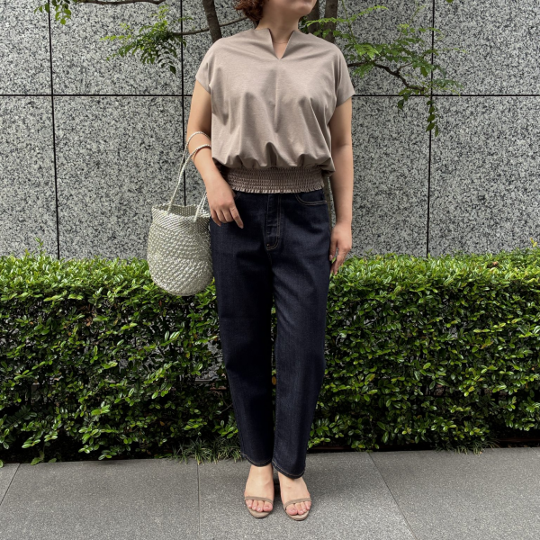 【Instagramフォロー&いいねでプレゼント】E by eclatキーネック裾ギャザートップス各色1名様にプレゼント!
