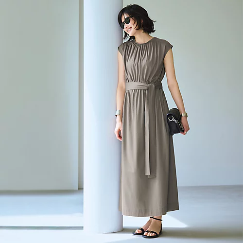 SLOANE×eclat【別注】接触冷感マキシワンピース