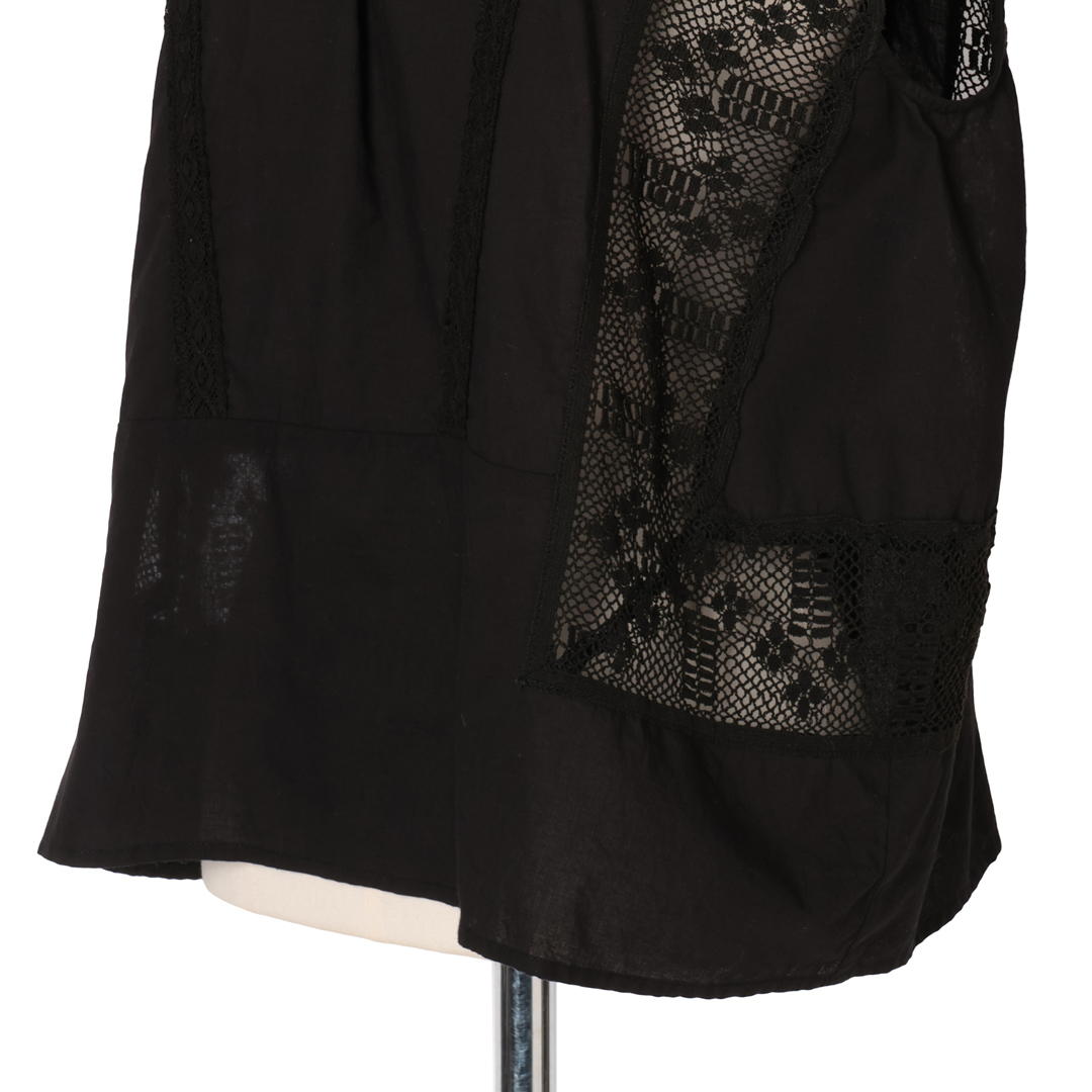 ノーメントのMANNY LACE N／S BLOUSEサブカット