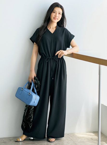 E by éclatの夏名品、着比べました!168cmと159cmでわかるリアルな着こなし比較 éclat premium2026年8月号特集
