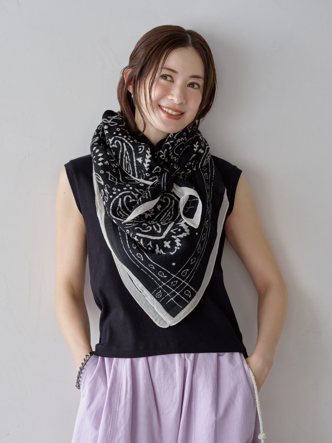 マニプリのstoleメドウバンダナコーデ