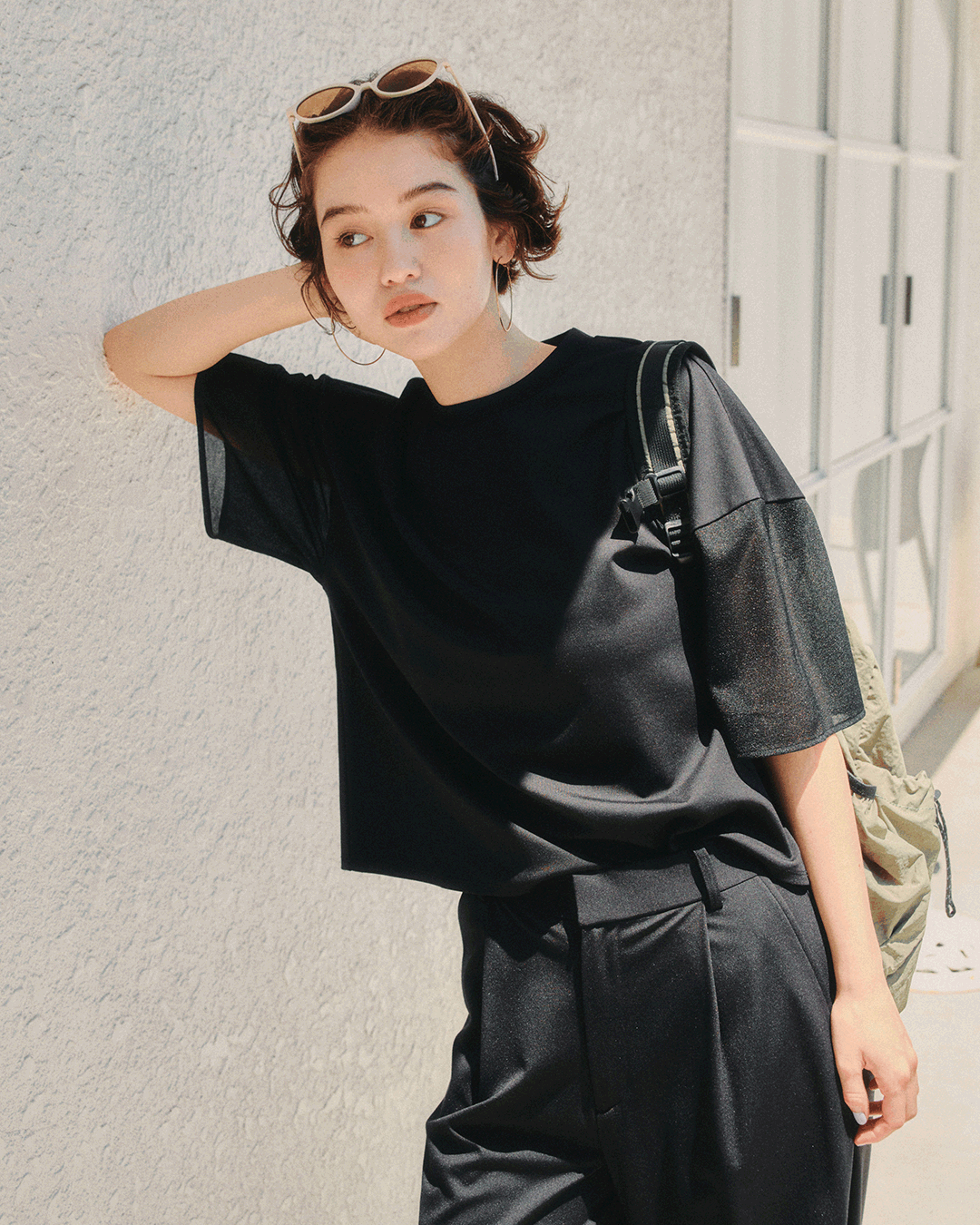【suadeo×亀恭子さんコラボ】裾紐美人のとろみパンツ、涼感や垢抜けも一手にお任せ! | GOOD THINGS Vol.118
