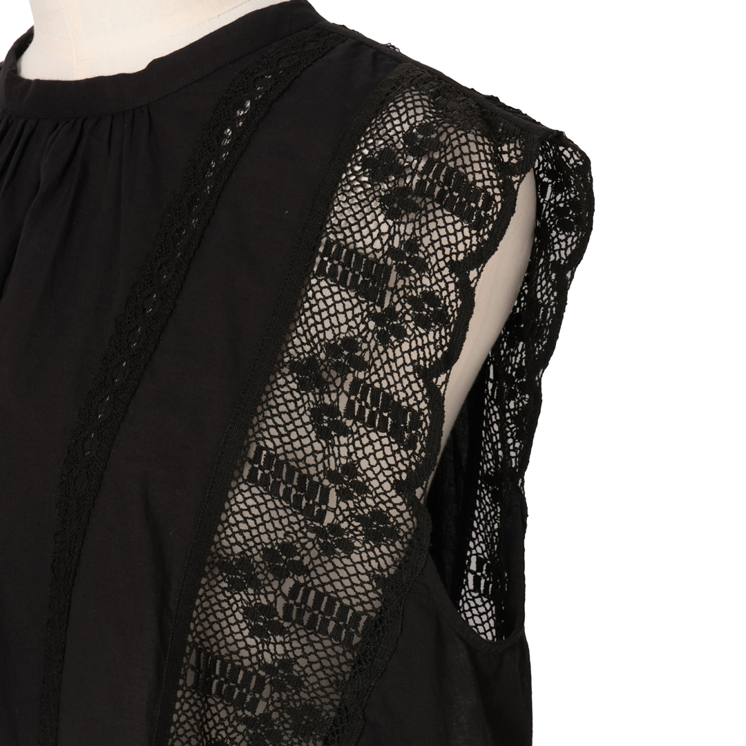 ノーメントのMANNY LACE N／S BLOUSE Fabric texture