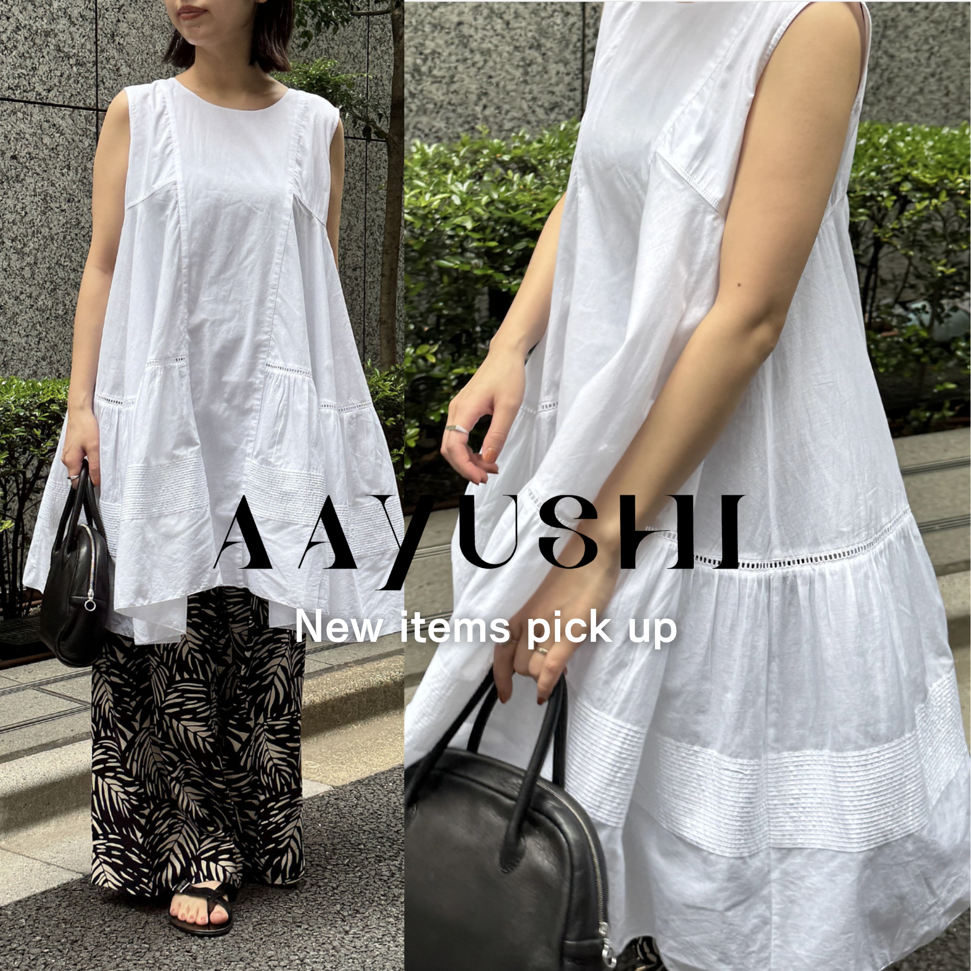 大人気AAYUSHI（アユーシ）の新作が入荷＆完売トップスが再入荷！【40代ファッション】