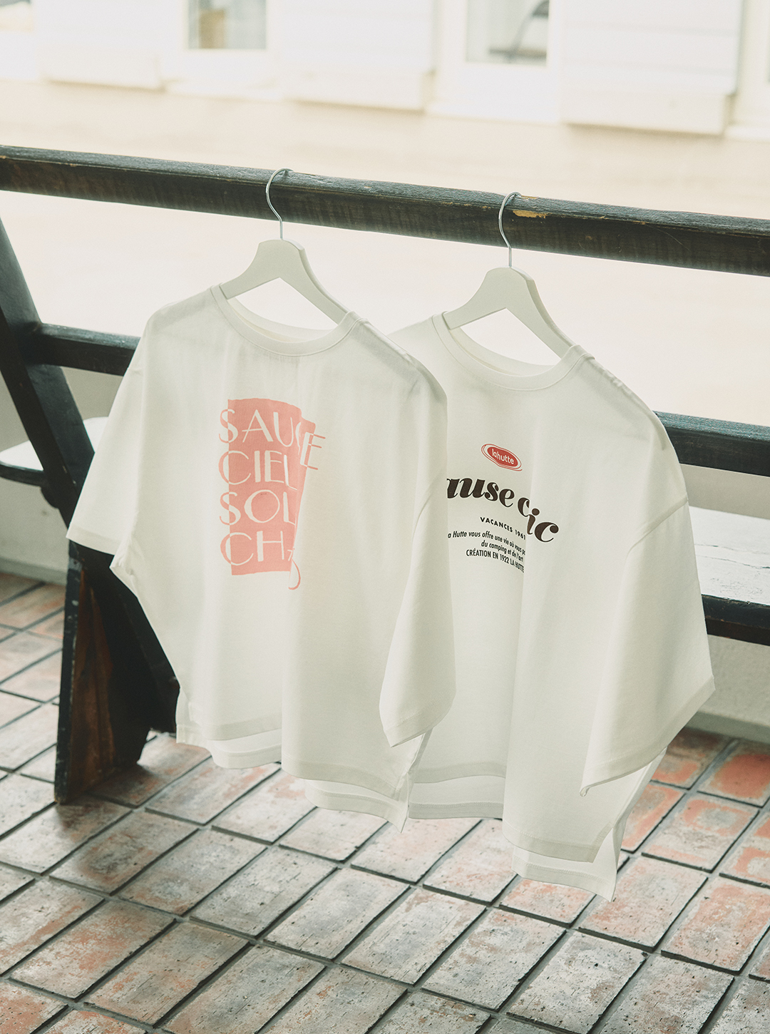 【suadeo別注】La HutteワイドTシャツ