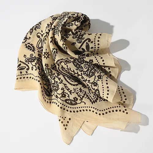 manipuri×eclatシルク混スカーフ¥15,400