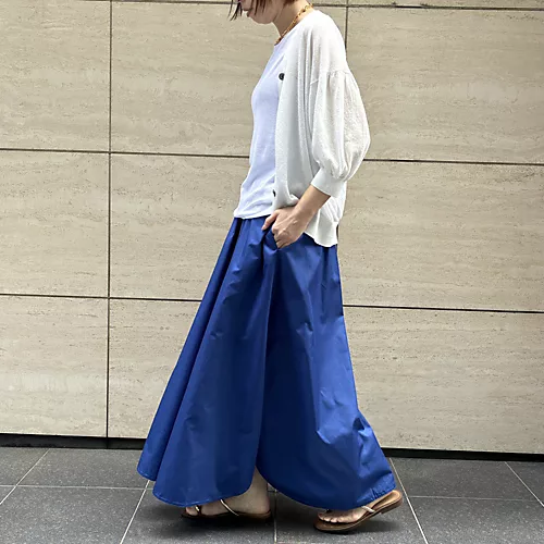 40代・50代の夏コーデ|一枚で華やぐラメカーディガン着回し5選