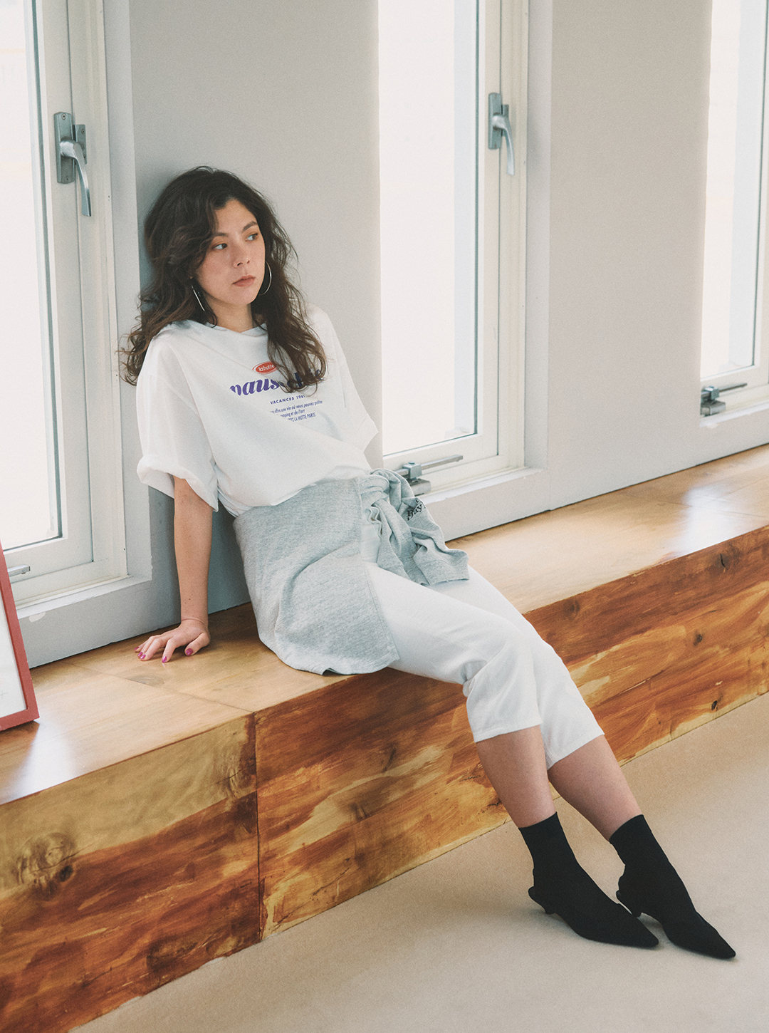 【suadeo別注】La HutteワイドTシャツ