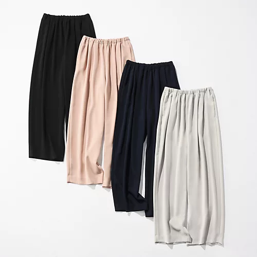 E by eclat【とろみ】タックパンツ￥17,600