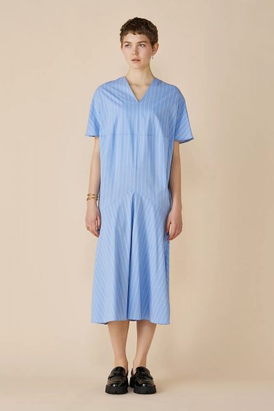 AKIRANAKAAura stripe dress¥59,400