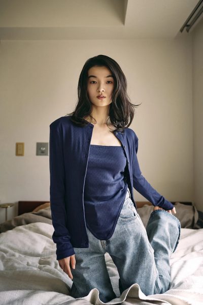pan【SPURSHOP×小嶋智子×pan】カーディガン￥26,400