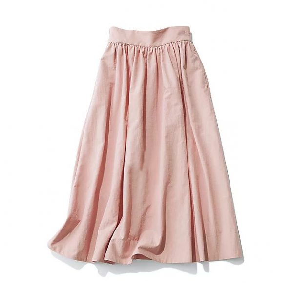 12closet【福田麻琴さんコラボ】【洗える】【シワになりにくい】【撥水】タックボリュームスカート¥17,600