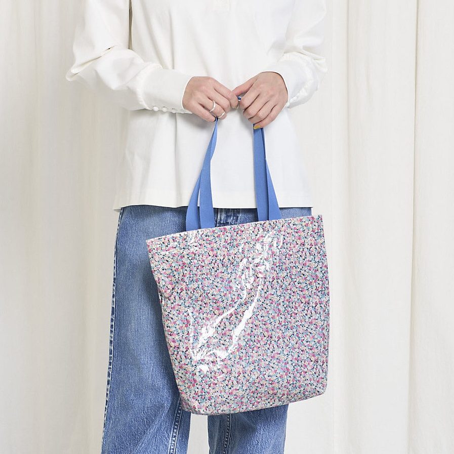 12closet【撥水】リバティプリントPVCトートバッグ¥5,500