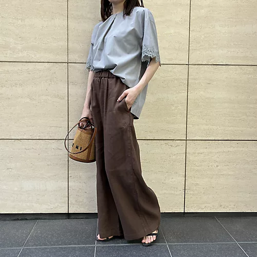 1er Arrondissement×eclatリラックスリネンパンツ