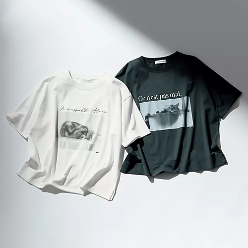 E by eclatAlain CAT Tシャツ