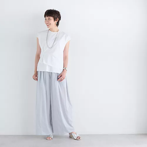 DOMELLEコットンジャージーブラウス¥30,800