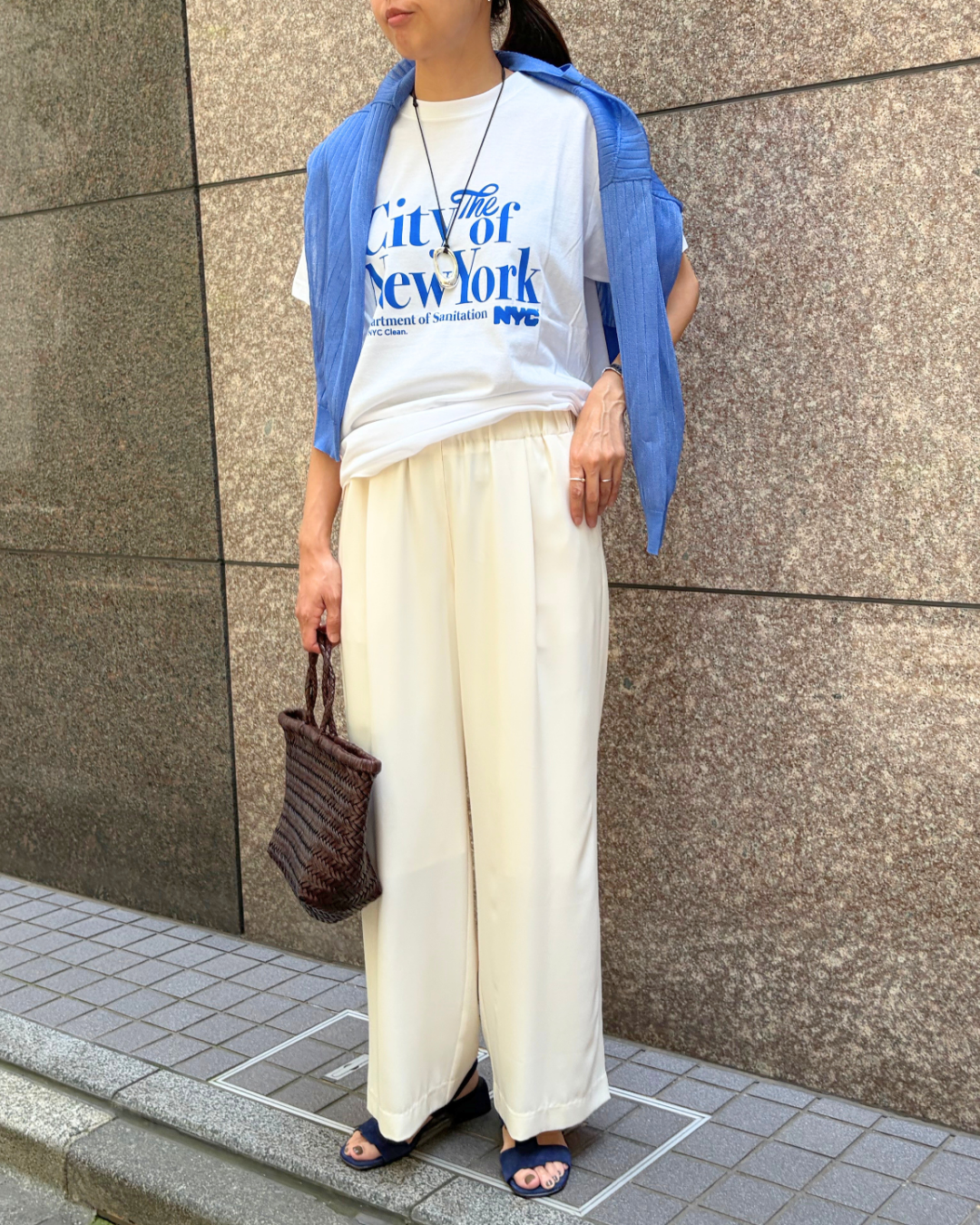 気温35℃超え!「涼しい服しか着たくない」スタッフの涼感コーデスナップ6選【40代夏ファッション】