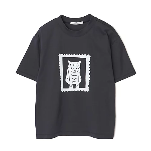 PLAIN PEOPLEキャットプリントTシャツ