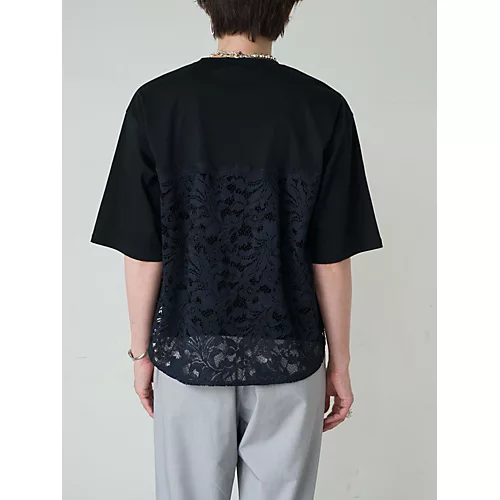 【40代・50代 Tシャツ】後ろ姿で差がつく。大人のレースTシャツ