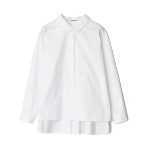 E by eclatdrawell for E by eclat バックタックフレアシャツ¥25,300