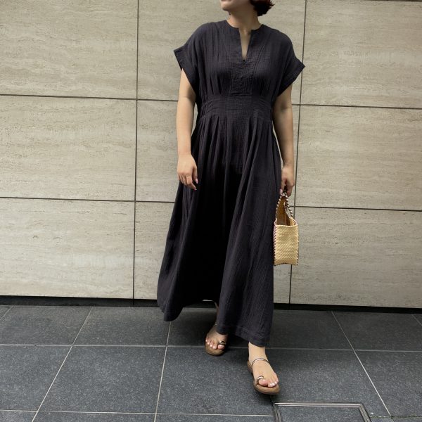ne Quittez pas×eclatコットンダブルガーゼタックドレス¥29,700