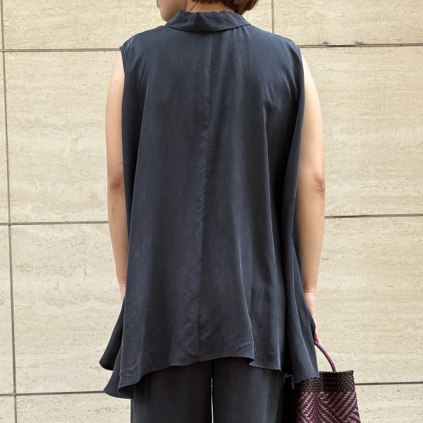 1er Arrondissement キュプラフィブリルノースリーブ&パンツ