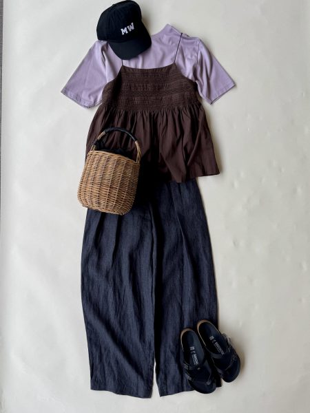 12closet【洗える】インドコットンレース切り替えキャミソール¥16,500