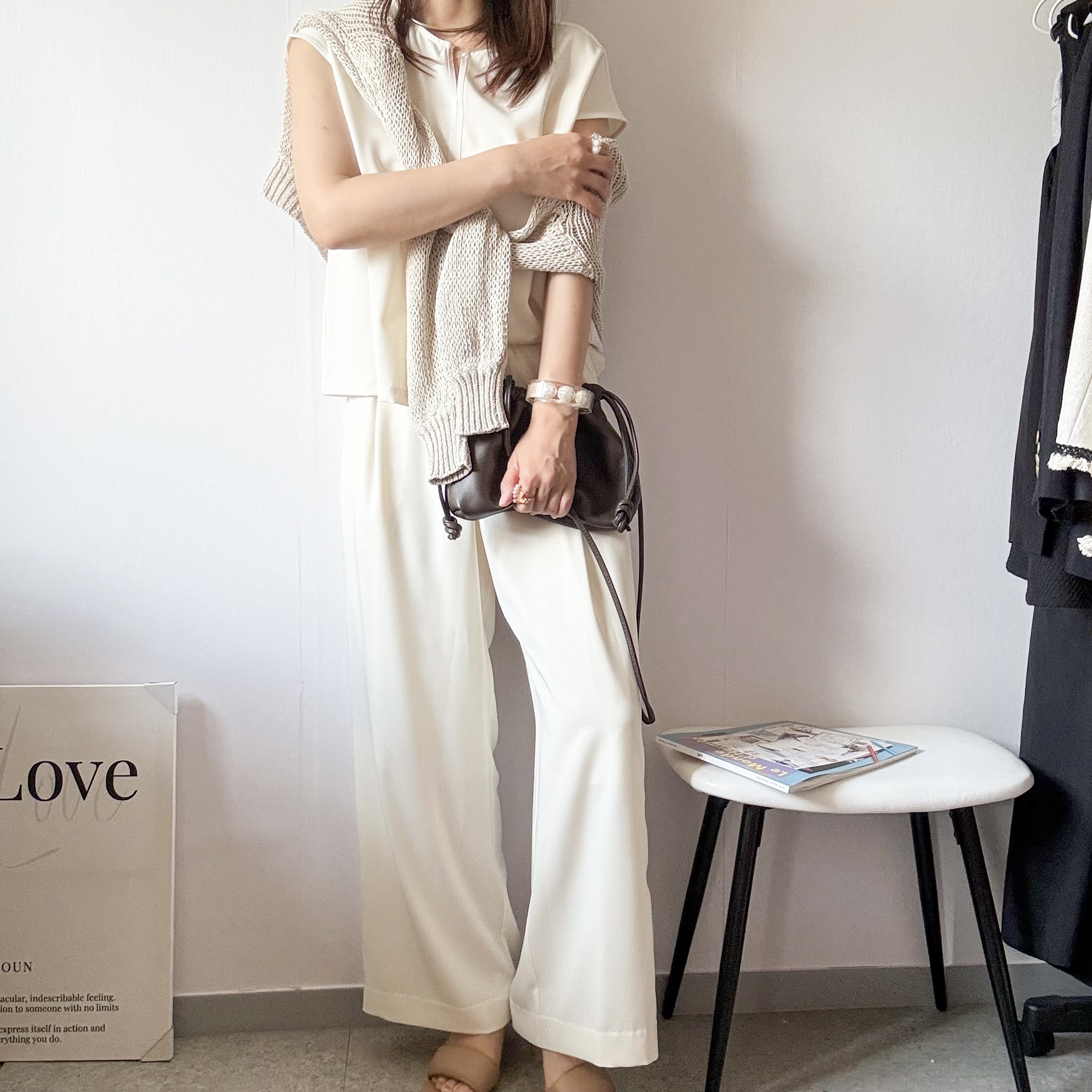 M7daysの新名品!【接触冷感】【洗える】渾身のとろみ前後2WAYトップスを「美女組」のふたりがリアルレビュー【40代ファッション】