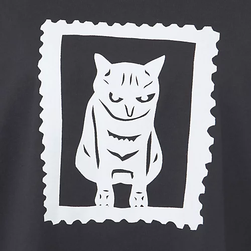 PLAIN PEOPLE×eclatキャットプリントTシャツ¥14,300