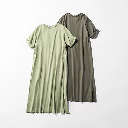 SLOANE×eclat【別注】バックタックワンピース¥19,800