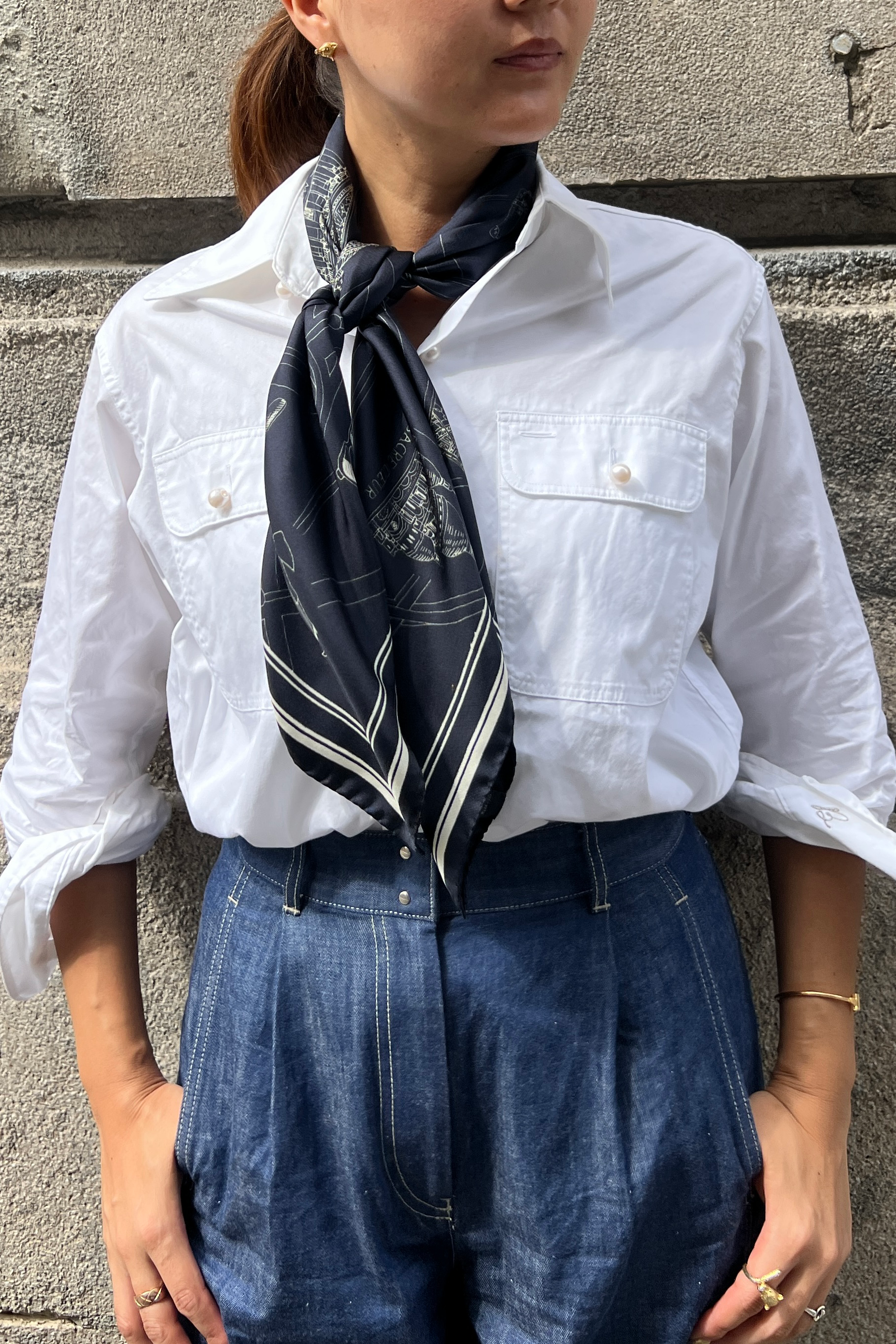 ＼期間限定／いま、話題のブランドaLORS（アロー）から、パリの街並みがモチーフの晴雨兼用傘と、スカーフが登場！【40代ファッション】