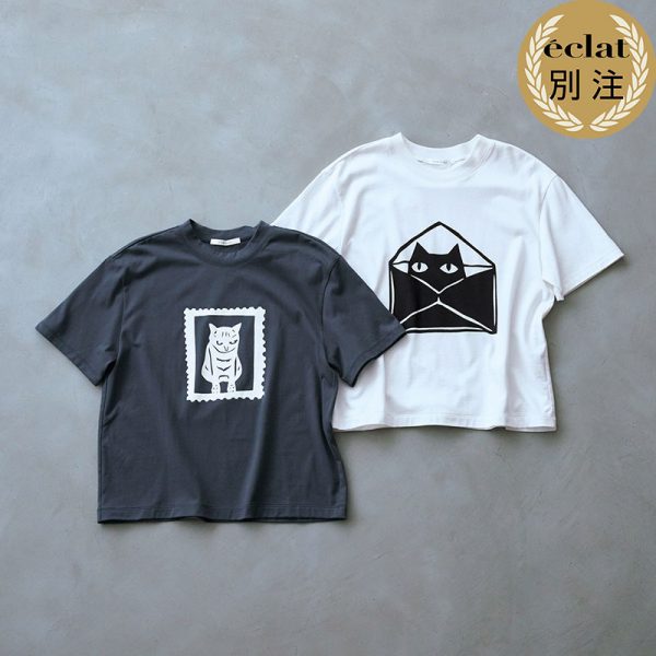 【40代・50代】大人が着たいキャットプリントTシャツ|PLAIN PEOPLE éclat2026年9月号特集