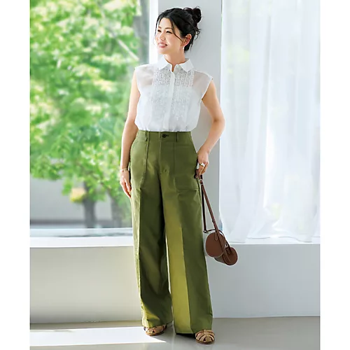 E by eclatNEO大人ベイカーパンツ￥19,800