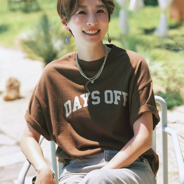 AMERICANA【五明祐子さんコラボ】【洗える】ロゴTシャツ¥8,250