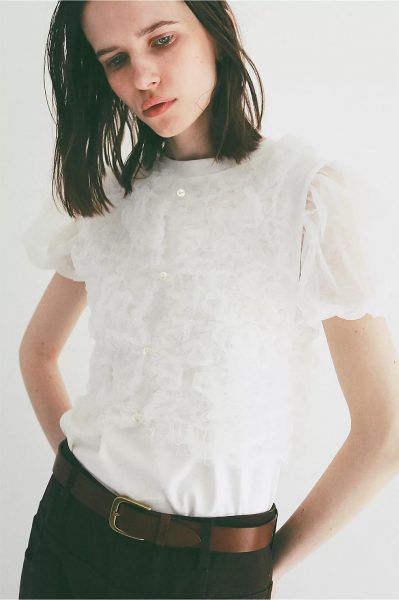 CLANETULLE VEST LAYERED TOPS¥19,800